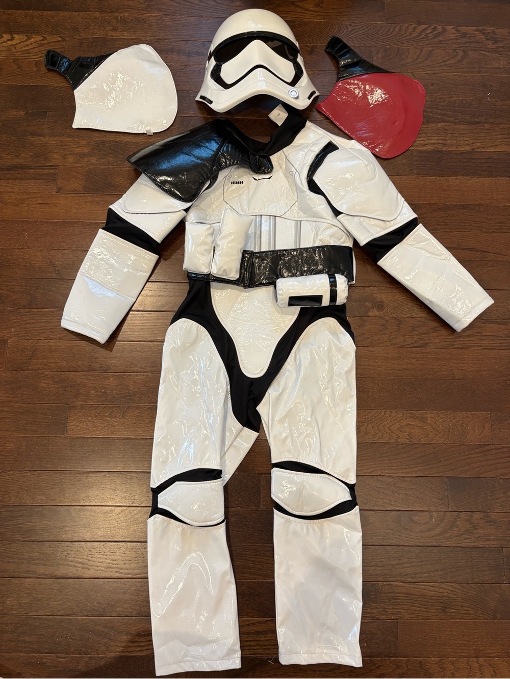 Disney Store Star Wars First Order Stormtrooper Costume Kids Size 5/6 Helmet